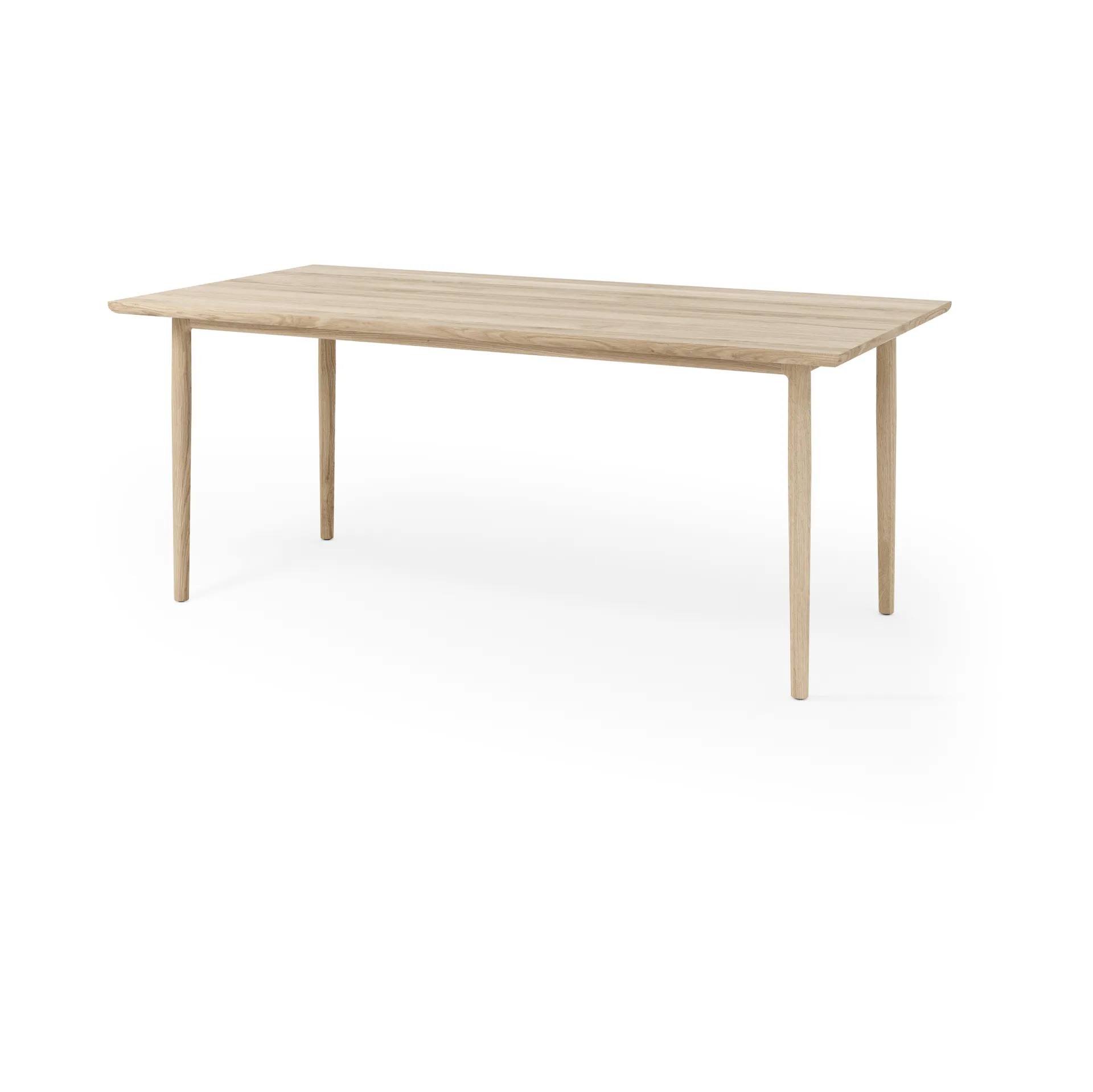Mesa de comedor Arv 90x180 cm, Roble aceitado blanco Brdr. Krüger