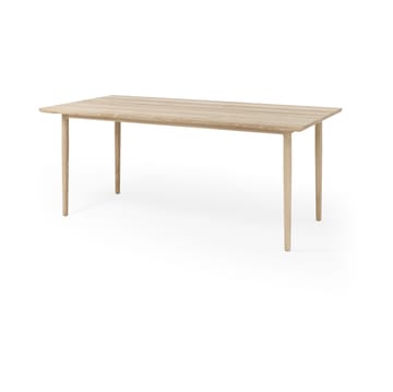 Mesa de comedor Arv 90x180 cm - Roble aceitado blanco - Brdr. Krüger