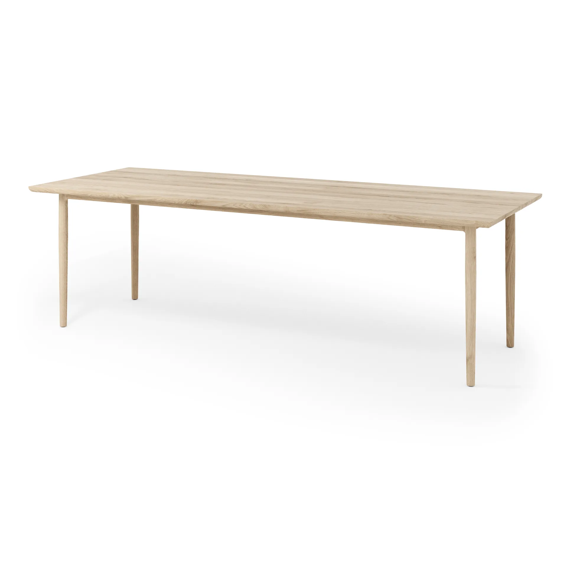 Mesa de comedor Arvr 90x240 cm, Roble aceitado blanco Brdr. Krüger