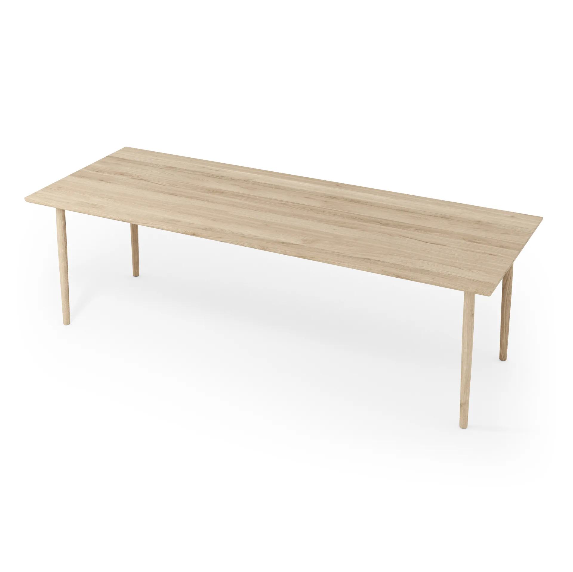 Mesa de comedor Arvr 90x240 cm, Roble aceitado blanco Brdr. Krüger