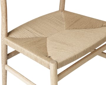 Silla Arv asiento tejido - Roble aceitado blanco-cordón de papel - Brdr. Krüger