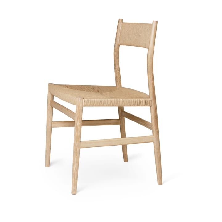 Silla Arv respaldo y asiento tejidos, Roble aceitado-cordón de papel Brdr. Krüger