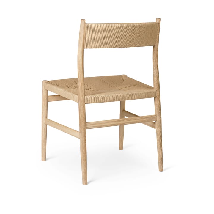 Silla Arv respaldo y asiento tejidos, Roble aceitado-cordón de papel Brdr. Krüger