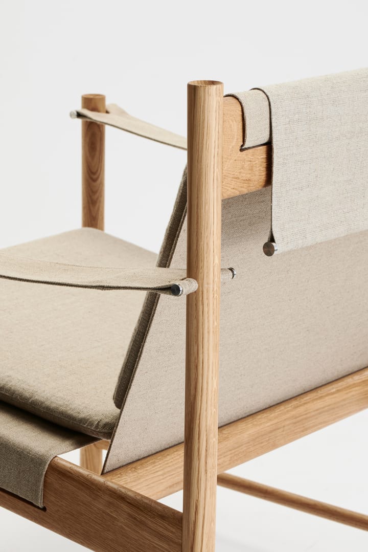 Sillón HB, Roble aceitado-lona natural Brdr. Krüger