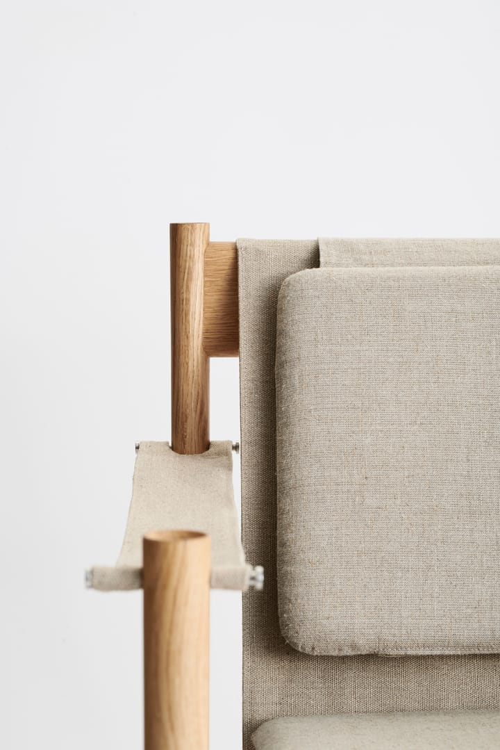 Sillón HB, Roble aceitado-lona natural Brdr. Krüger