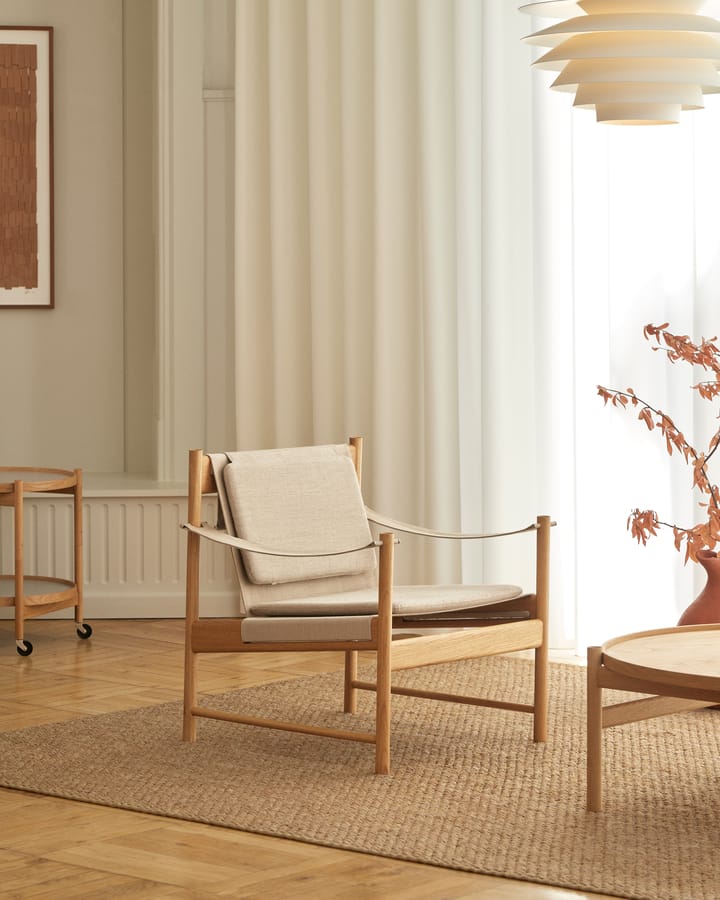 Sillón HB, Roble aceitado-lona natural Brdr. Krüger