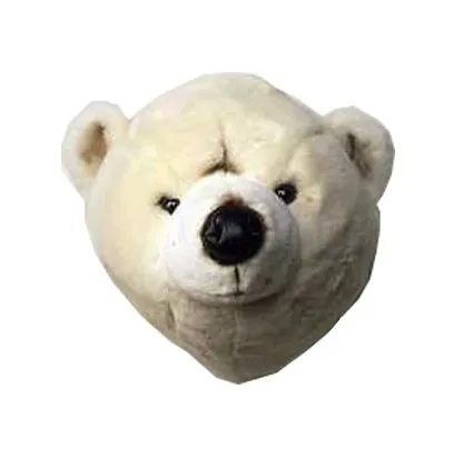 Cabeza de oso polar para pared, oso polar Brigbys