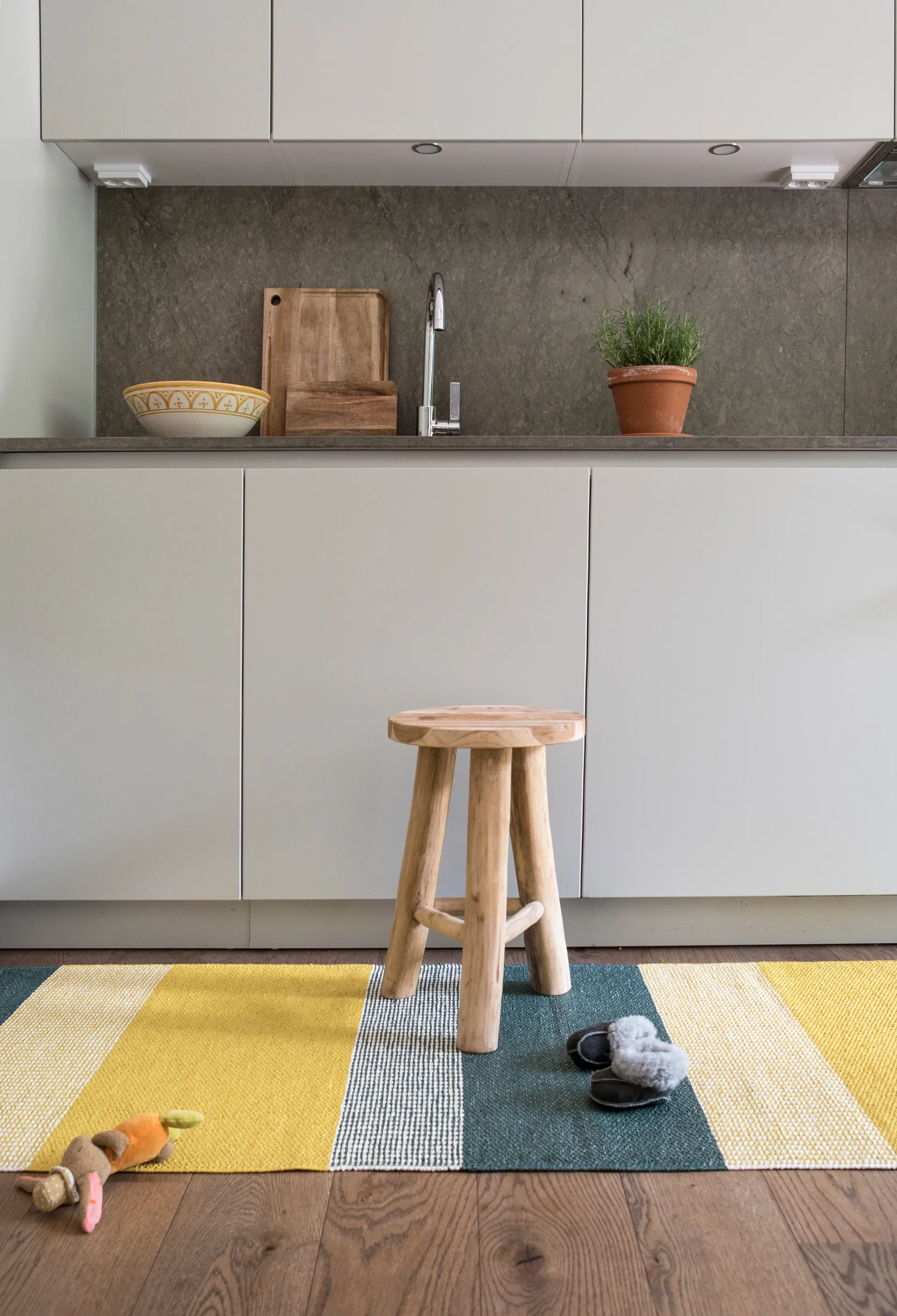 Afombra de plástico Seasons 70x100 cm, sunny (amarillo) Brita Sweden