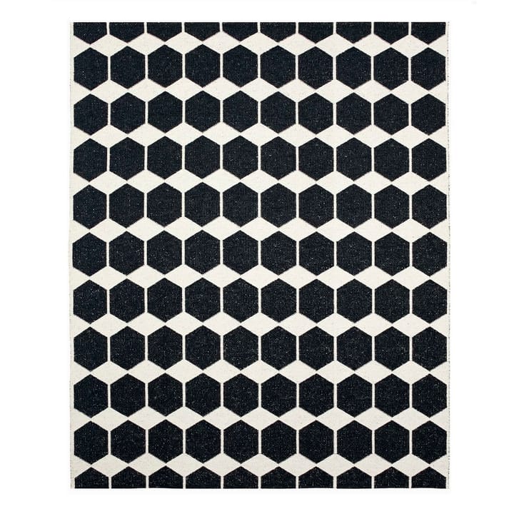Alfombra Anna, grande negro - 150 x 200 cm - Brita Sweden