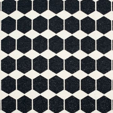 Alfombra Anna, grande negro - 150 x 200 cm - Brita Sweden