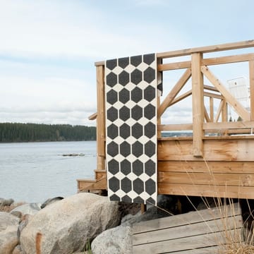 Alfombra Anna, negro - 70 x 200 cm - Brita Sweden