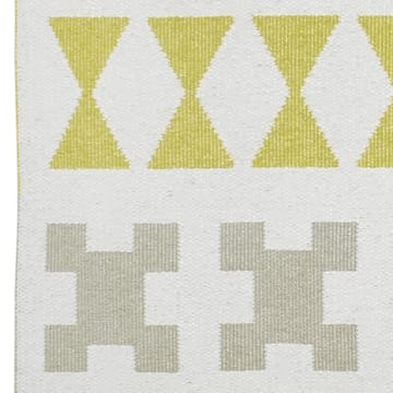 Alfombra de plástico Paris - amarillo-gris - Brita Sweden