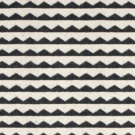 Alfombra Gittan, grande negro, 150 x 200 cm Brita Sweden