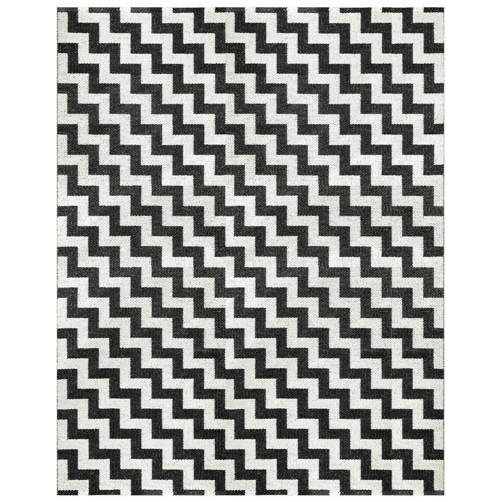 Alfombra Gunnel, grande negro, 150 x 200 cm Brita Sweden