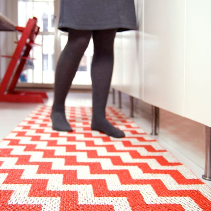 Alfombra Gunnel, rojo - 70 x 300 cm - Brita Sweden