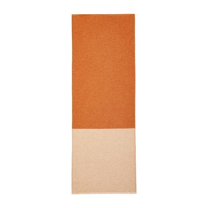 Alfombra Moor cream (blanco crema-terracota) - 70x300 cm - Brita Sweden