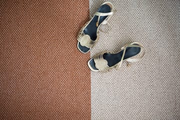 Alfombra Moor cream (blanco crema-terracota) - 70x300 cm - Brita Sweden
