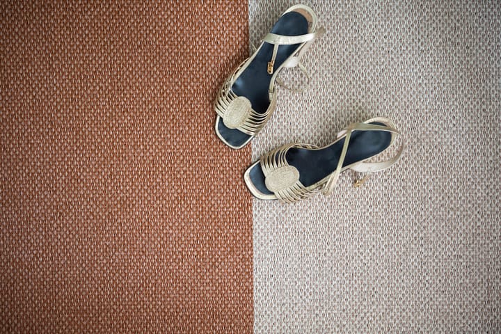 Alfombra Moor cream (blanco crema-terracota), 70x300 cm Brita Sweden