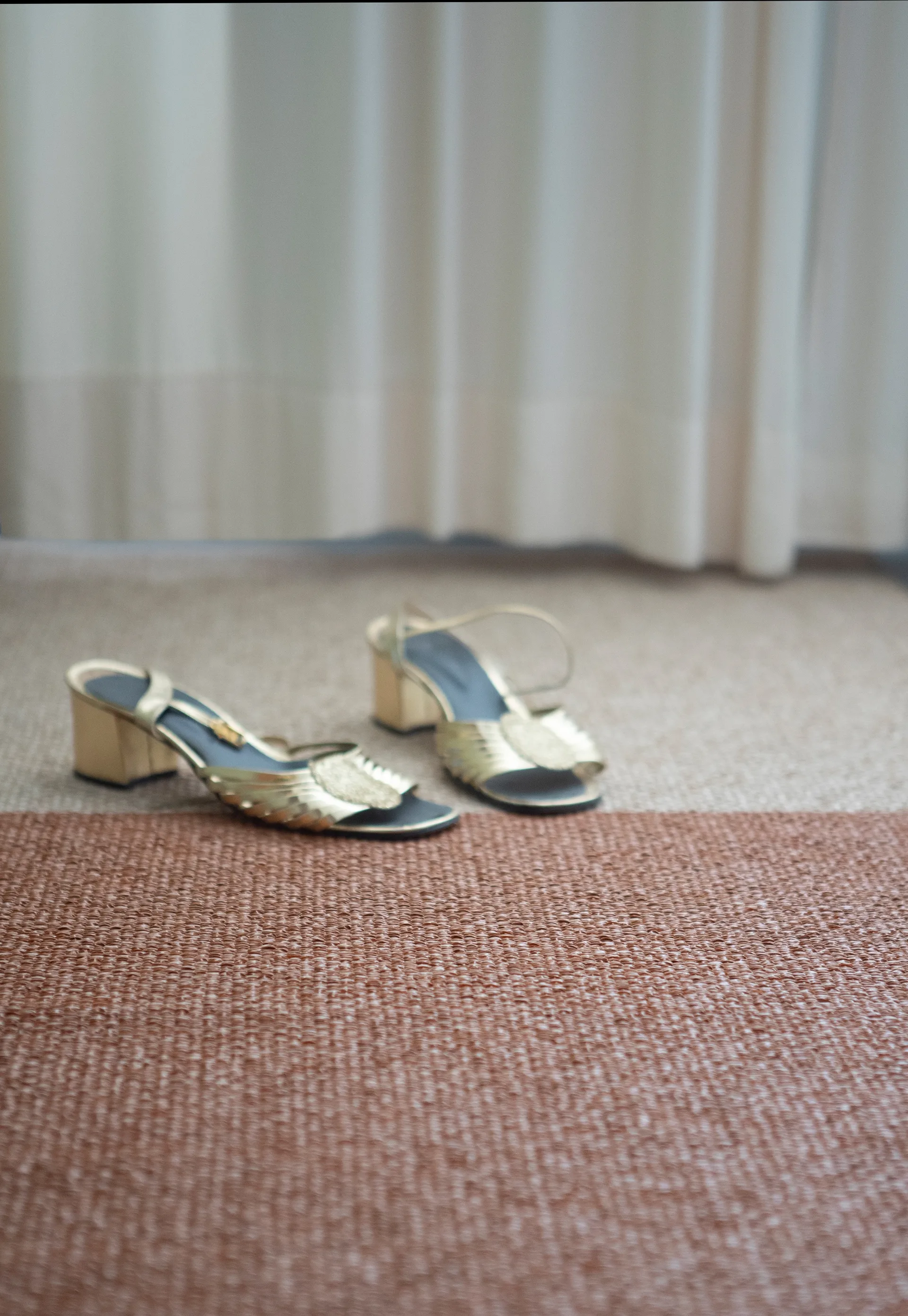 Alfombra Moor cream (blanco crema-terracota), 70x300 cm Brita Sweden