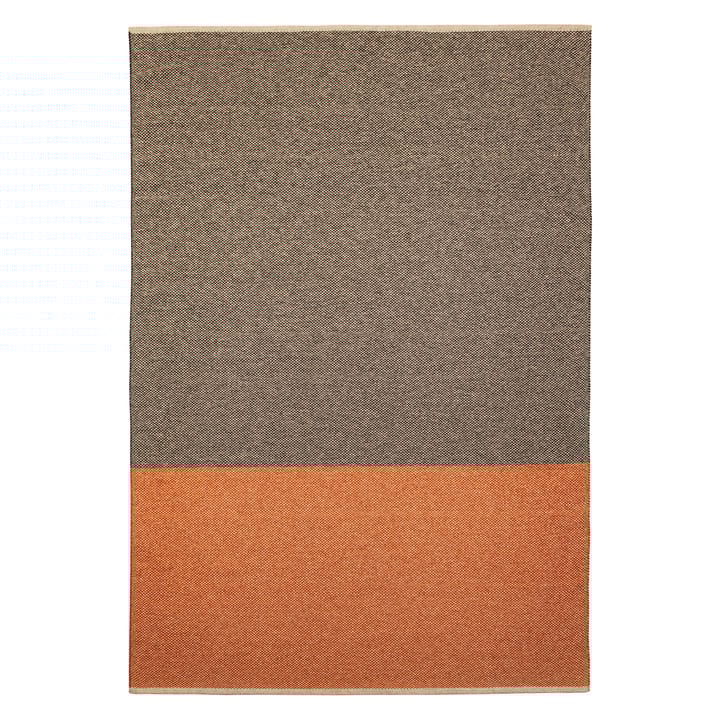 Alfombra Moor mud (negro-terracota) - 170x300 cm - Brita Sweden