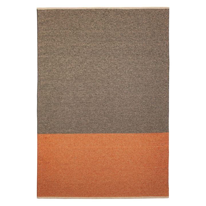 Alfombra Moor mud (negro-terracota) - 170x300 cm - Brita Sweden