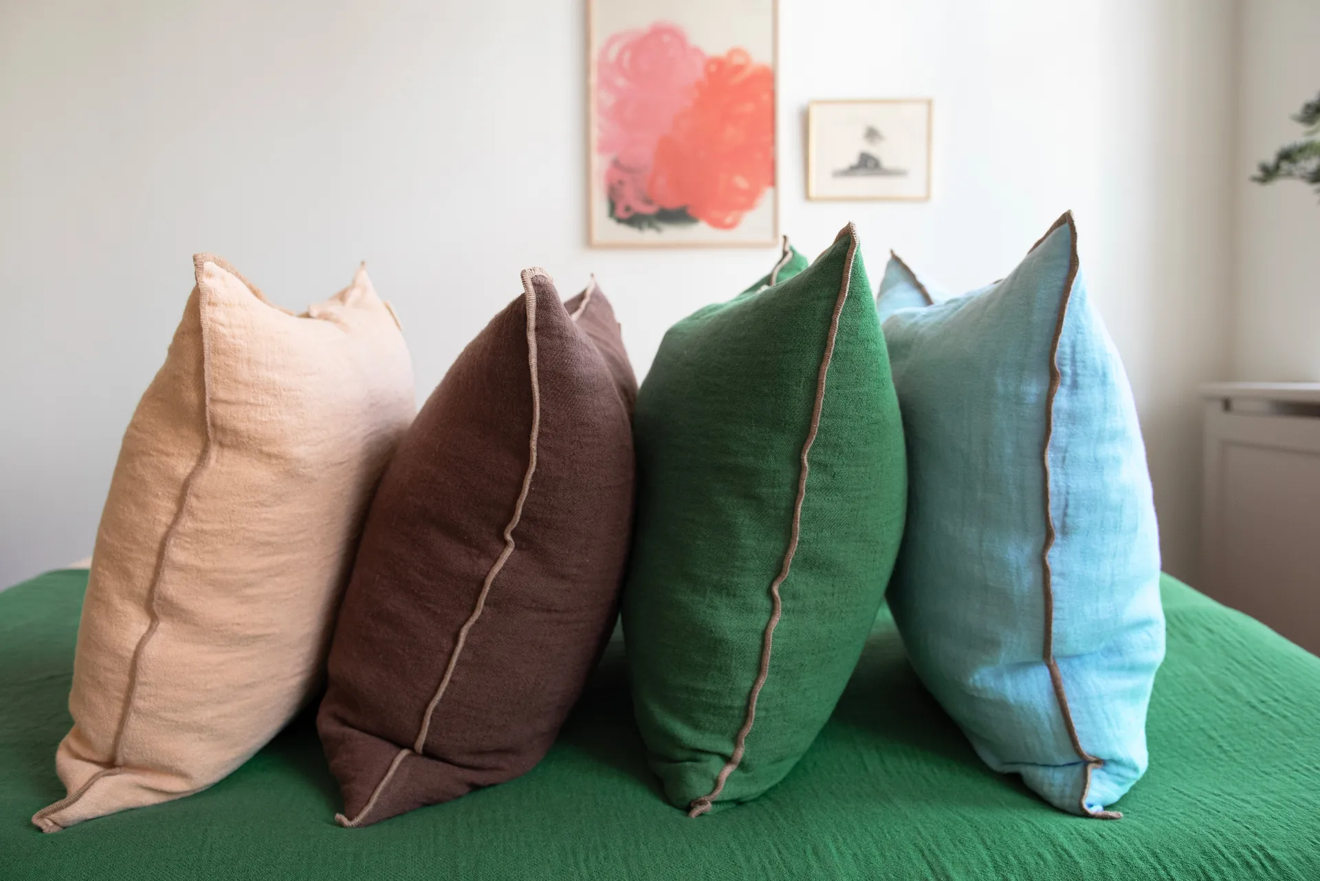 Funda de cojín Evy, Cobalt, 50x50 cm Brita Sweden