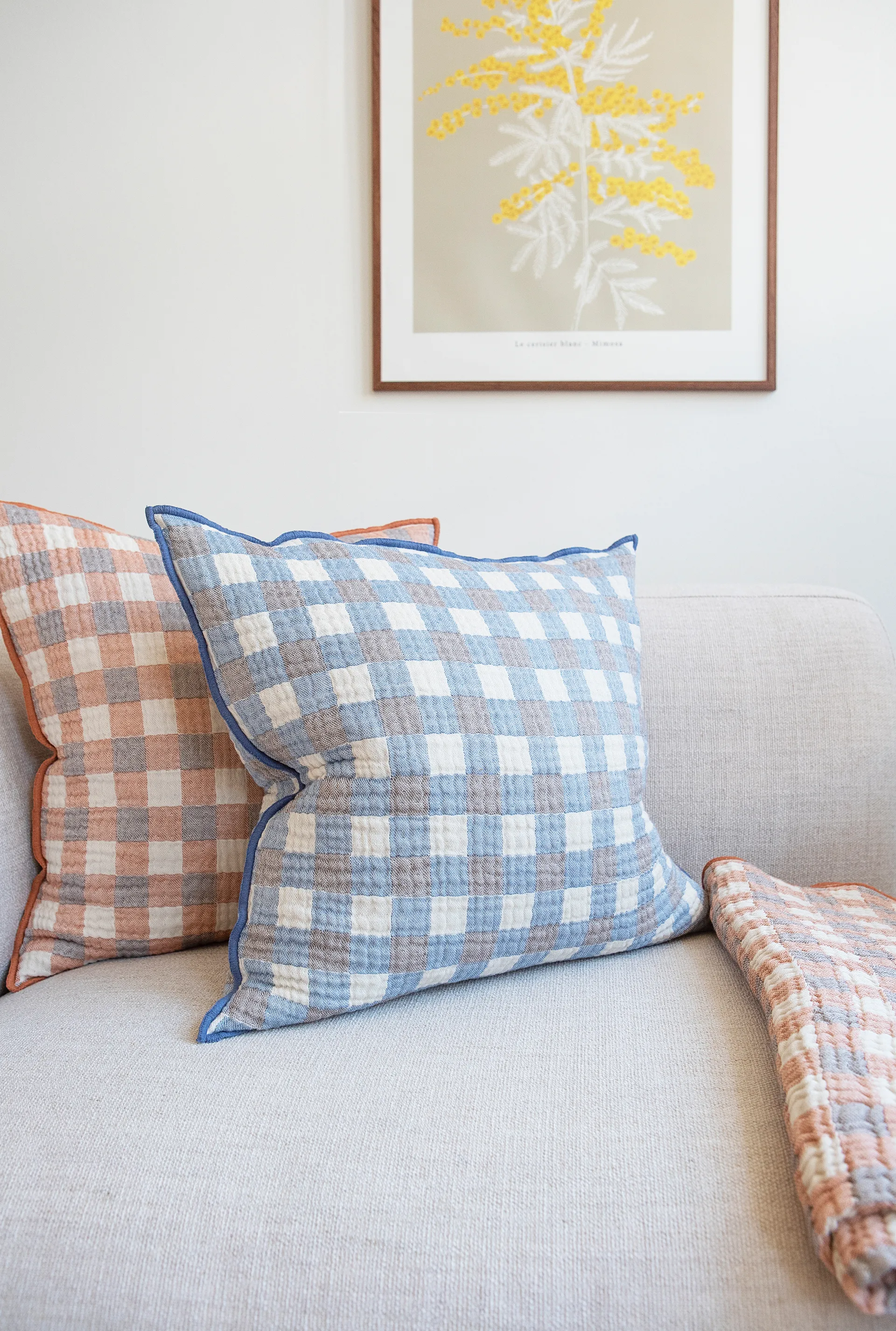 Funda de cojín Pomme, Blue, 50x50 cm Brita Sweden