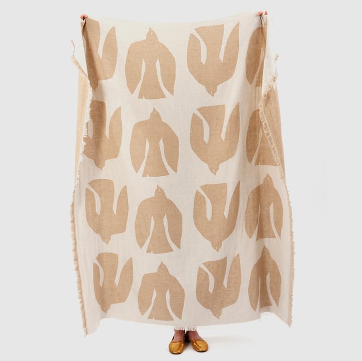 Manta de lana Early bird 130x170 cm, Sand Brita Sweden