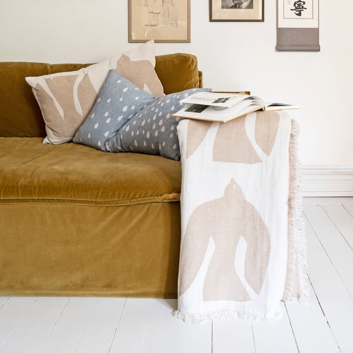 Manta de lana Early bird 130x170 cm, Sand Brita Sweden