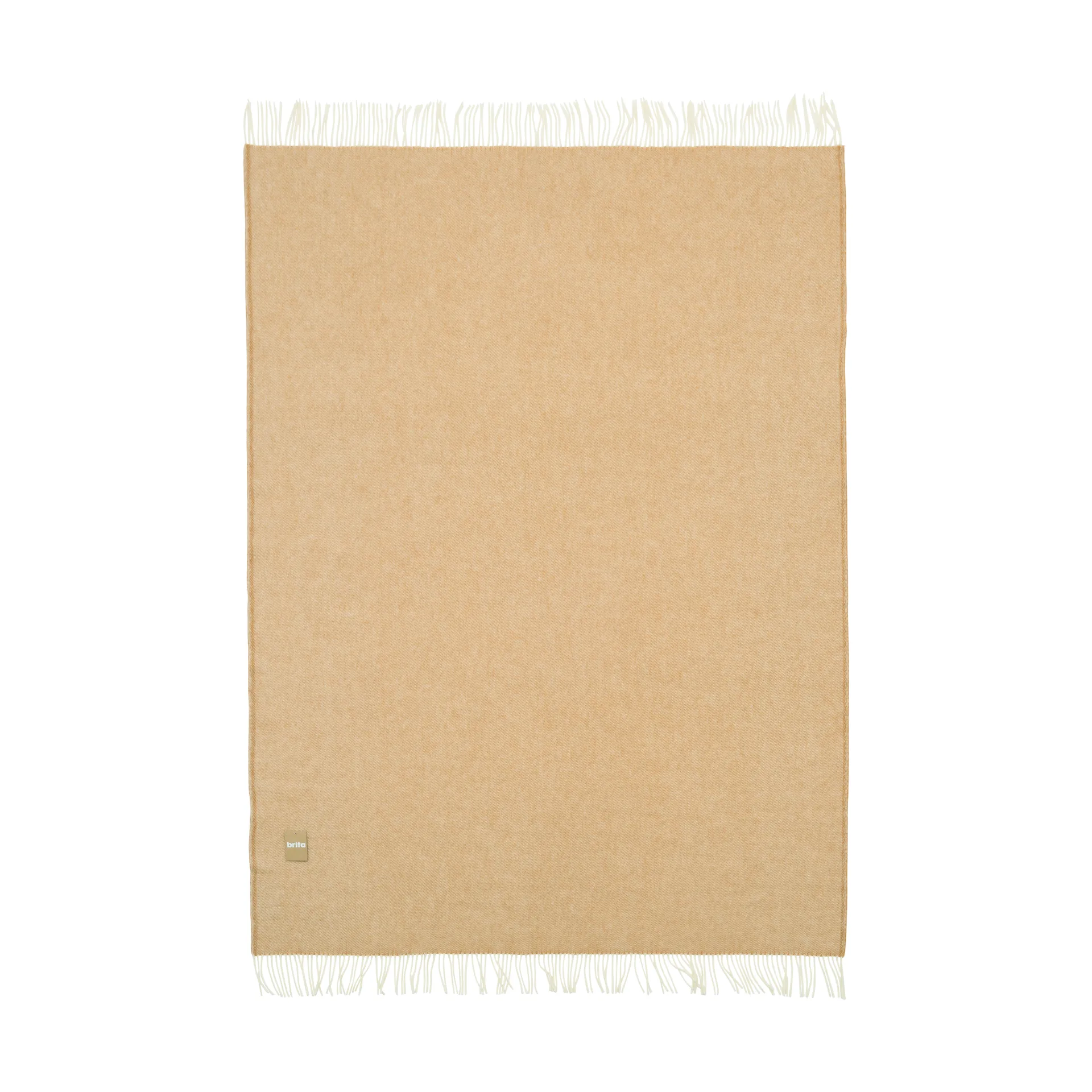 Manta de lana Mono 170x130 cm, Sand Brita Sweden