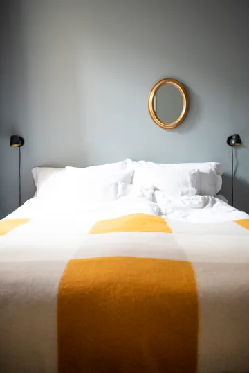 Manta de lana Pop 130x200 cm - amarillo - Brita Sweden