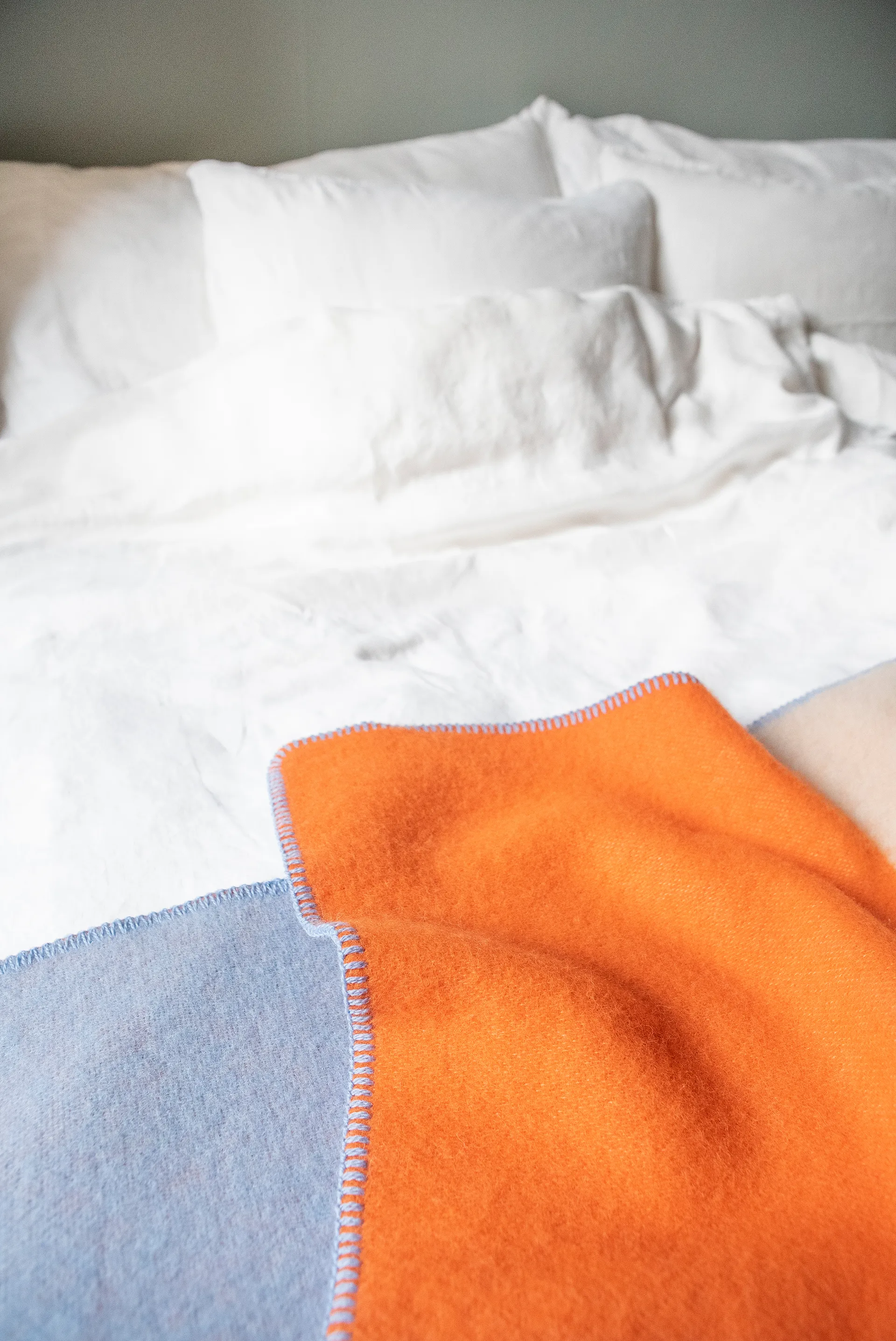 Manta de lana Pop 130x200 cm, naranja Brita Sweden