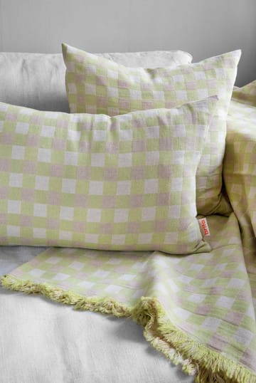 Manta de lana Poppy 260x260 cm - verde - Brita Sweden