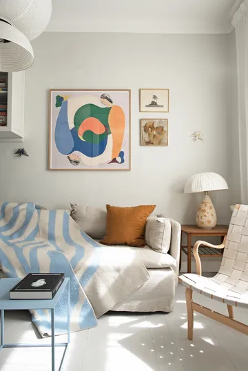 Manta Pugh - Blue, 200x130 cm - Brita Sweden