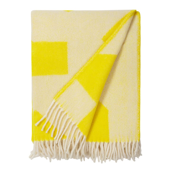 Plaid de lana Happy - sulphur (amarillo) - Brita Sweden