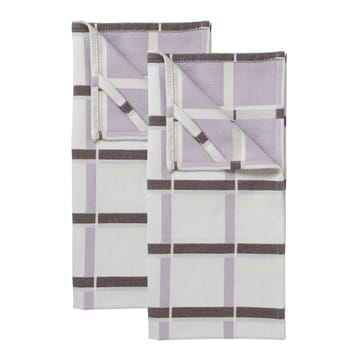 2 Paños de cocina Zappa - Rainy day-orchid hush-puce - Broste Copenhagen