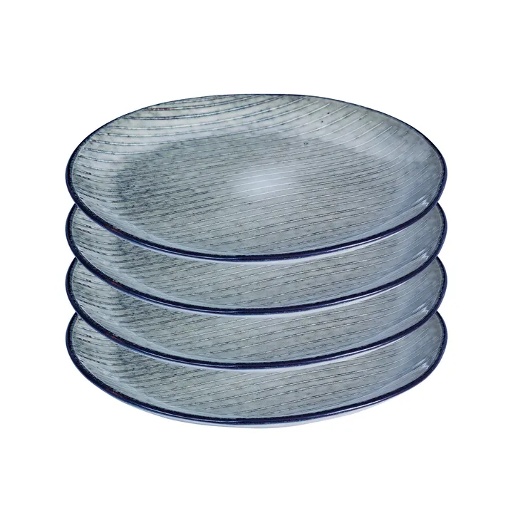 4 Platos Nordic Sea Ø 20 cm - Broste Copenhagen