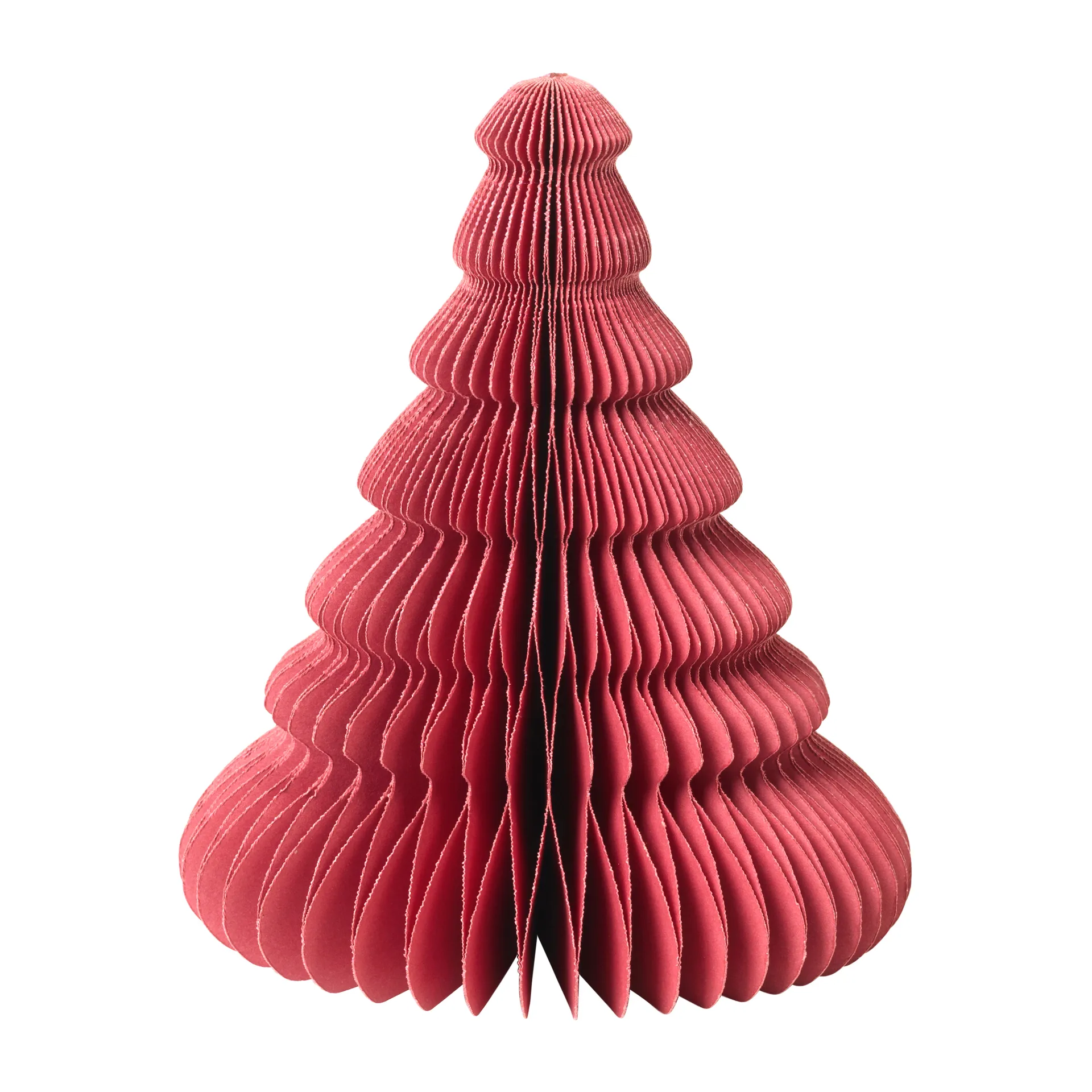 Abeto de papel Tree 15 cm, Pompeian red Broste Copenhagen