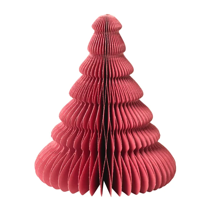 Abeto de papel Tree 15 cm - Pompeian red - Broste Copenhagen