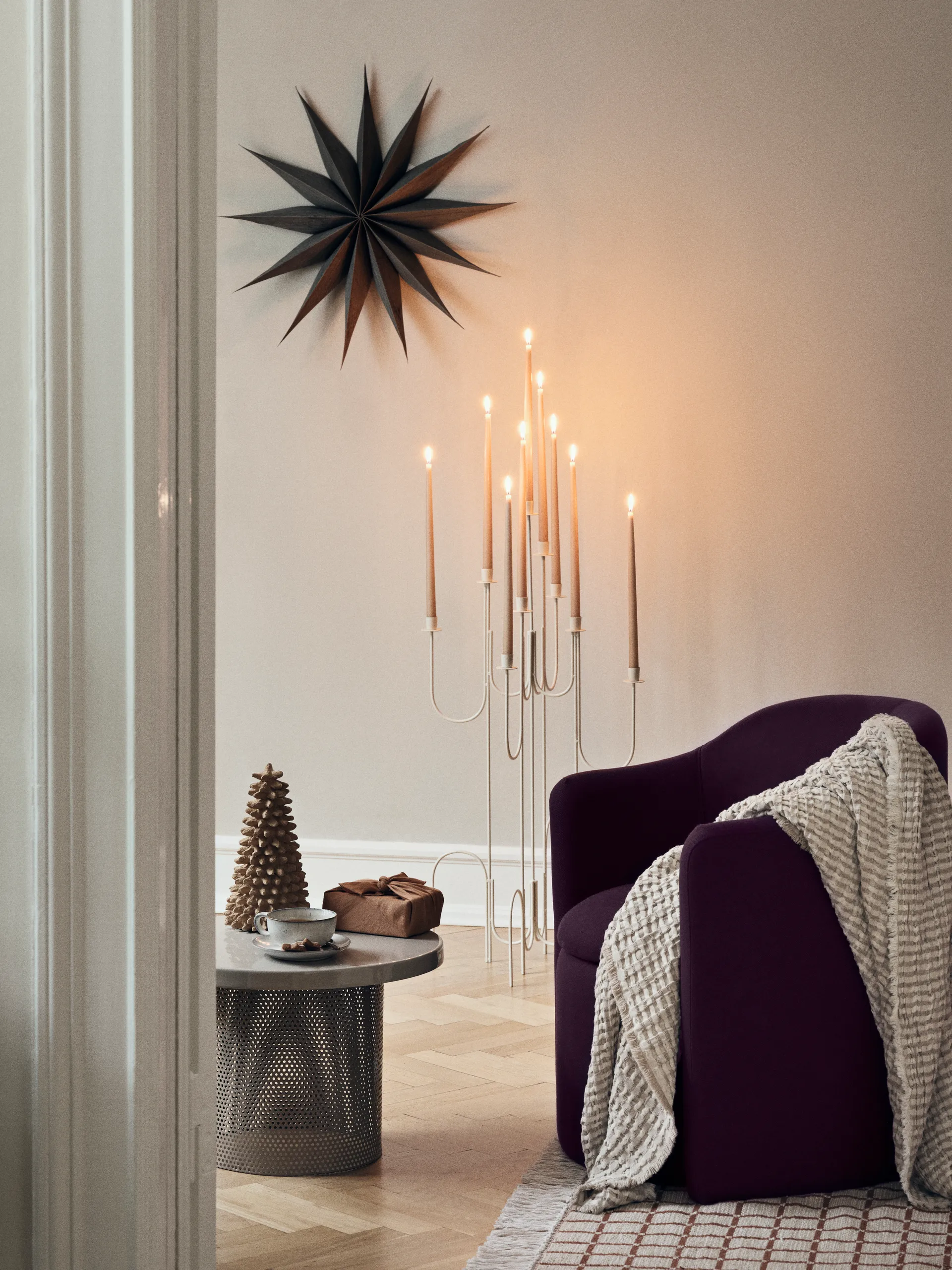 Adorno de navidad Venok Estrella Ø70 cm, Fungi Broste Copenhagen