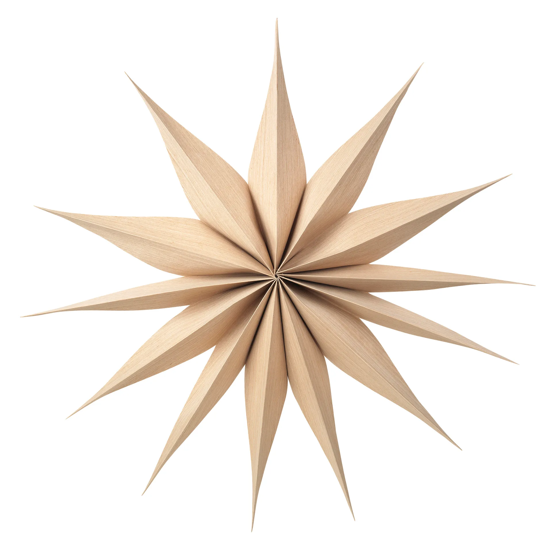 Adorno de navidad Venok Estrella Ø70 cm, Natural Broste Copenhagen