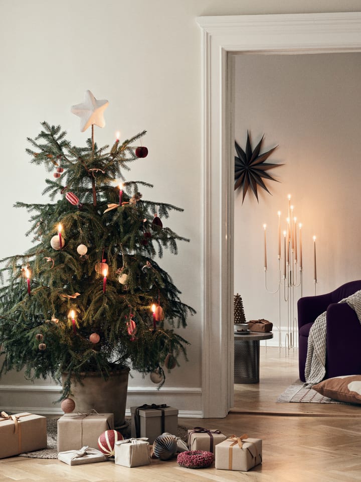 Adorno navideño Candy vidrio 2 piezas, Dusty pink Broste Copenhagen