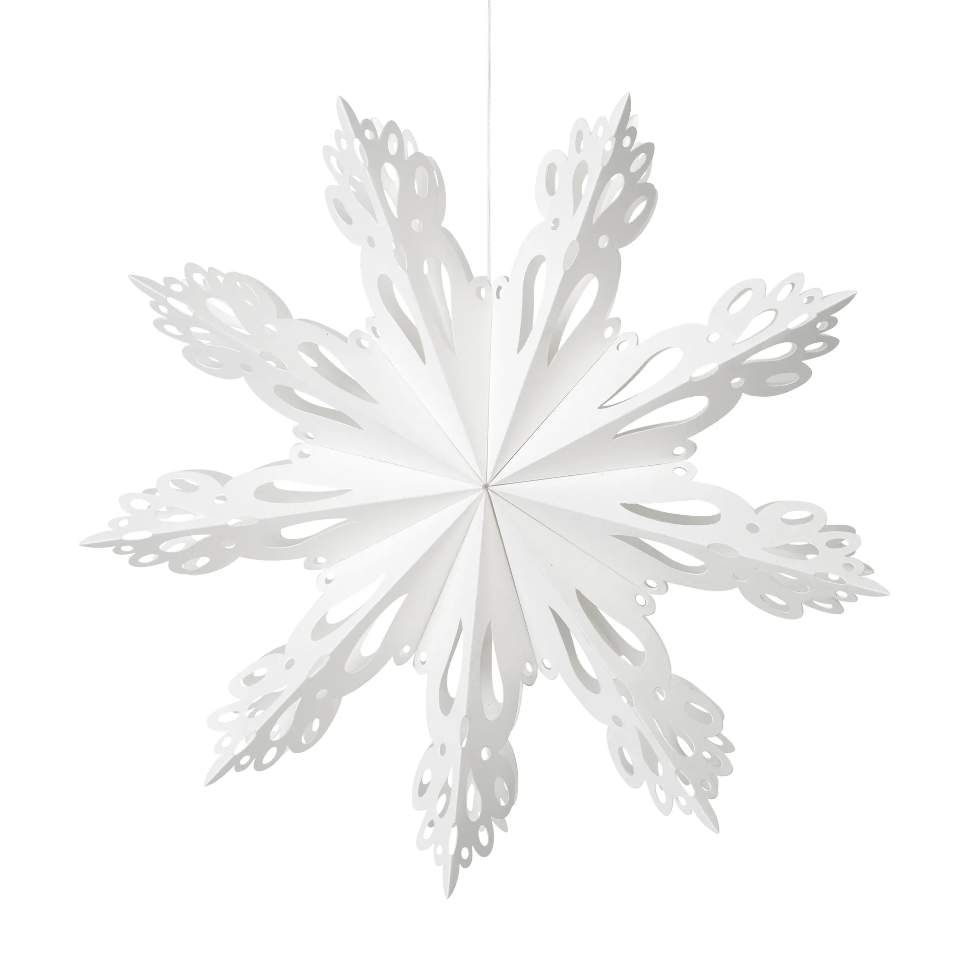 Adorno navideño Snowflake White, Ø30 cm Broste Copenhagen