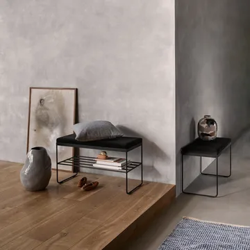 Alfombra de algodón Magda 70x140 cm - Flint stone blue - Broste Copenhagen