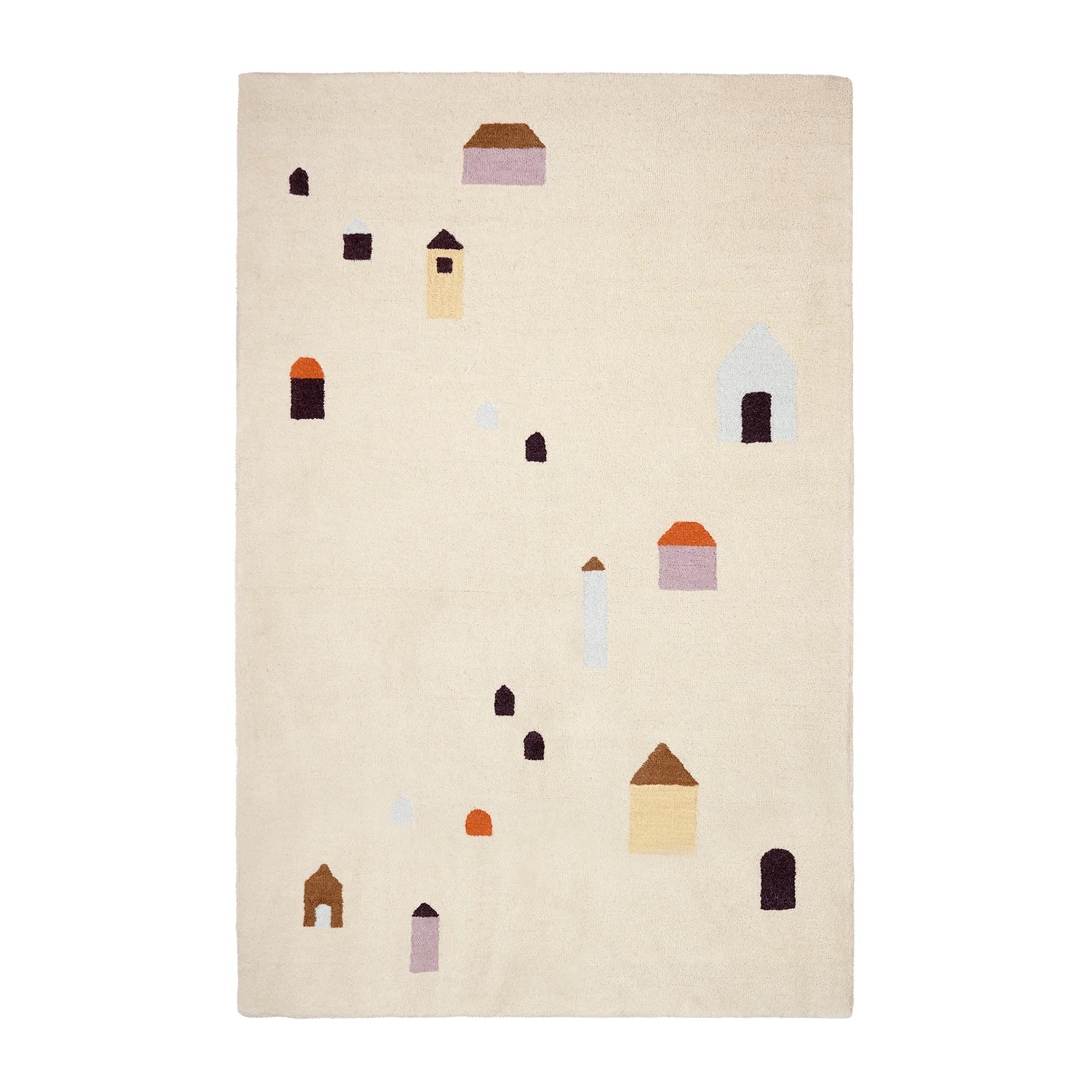 Alfombra de lana House 140x200 cm, Light warm grey Broste Copenhagen