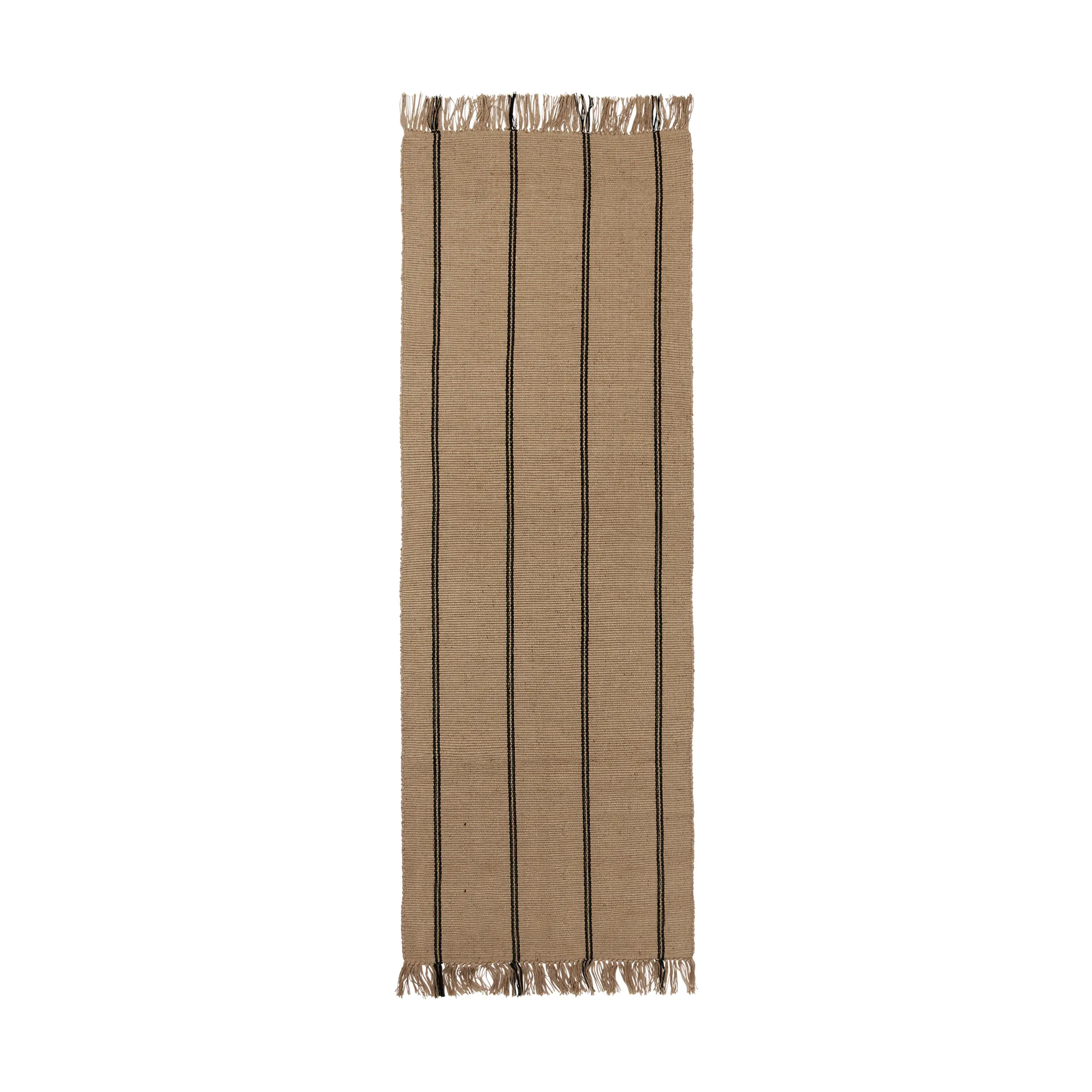 Alfombra de pasillo Yuki, Black-natural, 70x200 cm Broste Copenhagen