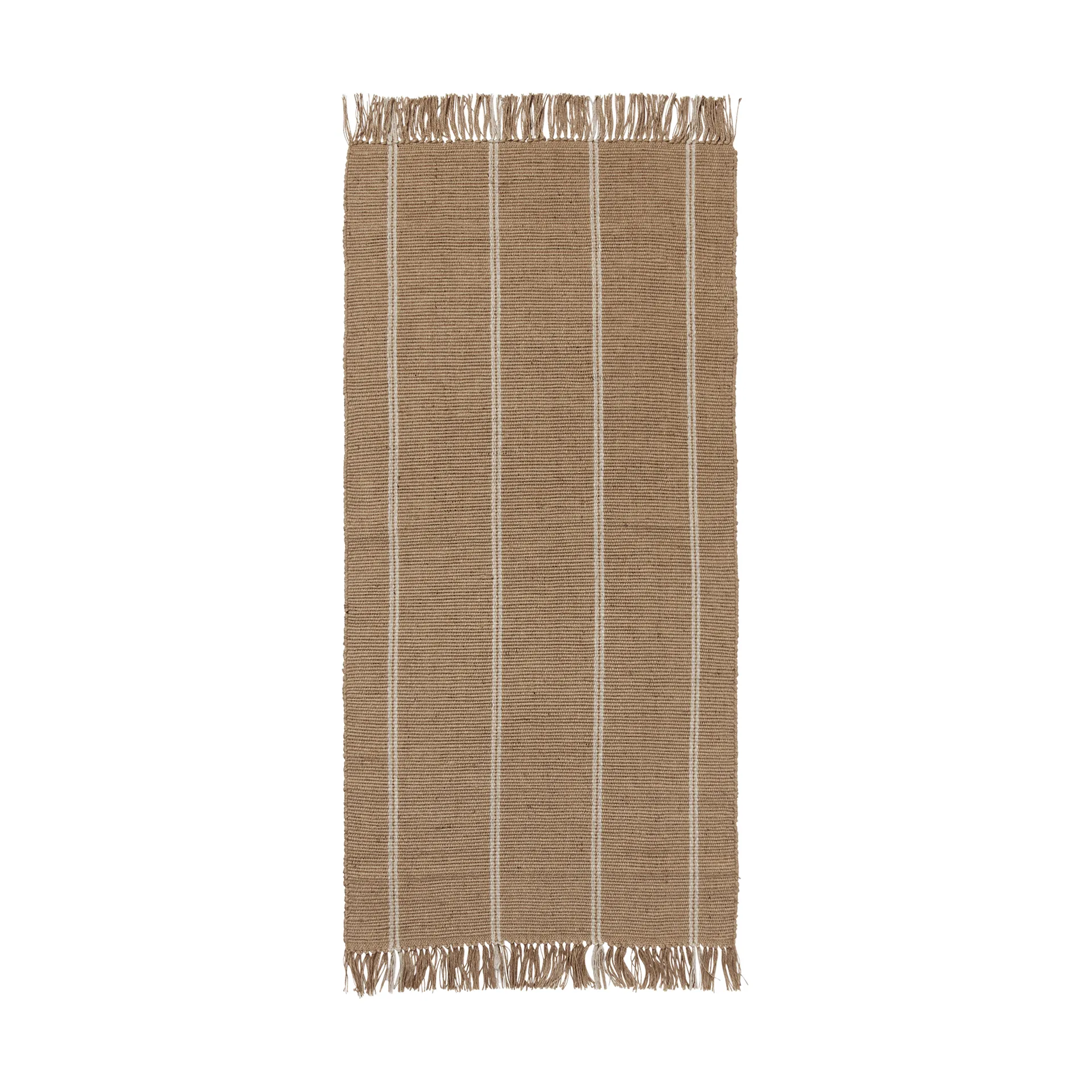 Alfombra de pasillo Yuki, White-natural, 70x140 cm Broste Copenhagen