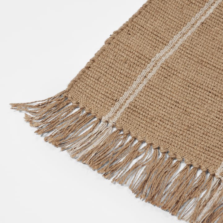 Alfombra de pasillo Yuki, White-natural, 70x200 cm Broste Copenhagen