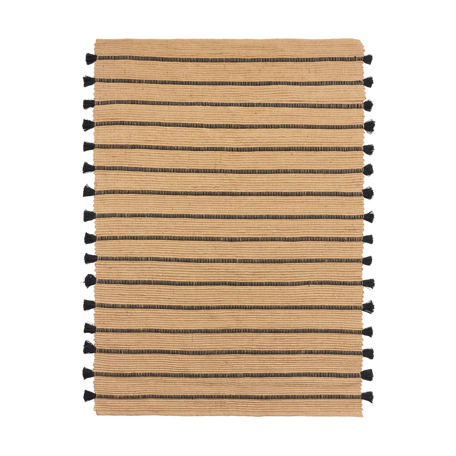 Alfombra Ezra 140x200 cm, Natural-black Broste Copenhagen