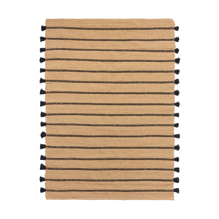 Alfombra Ezra 140x200 cm - Natural-black - Broste Copenhagen